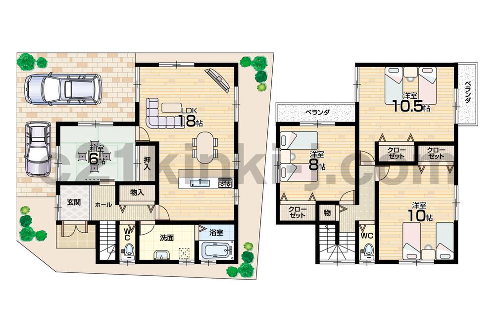 Floor plan. (Version 13), Price 19.2 million yen, 4LDK, Land area 109.5 sq m , Building area 119.88 sq m