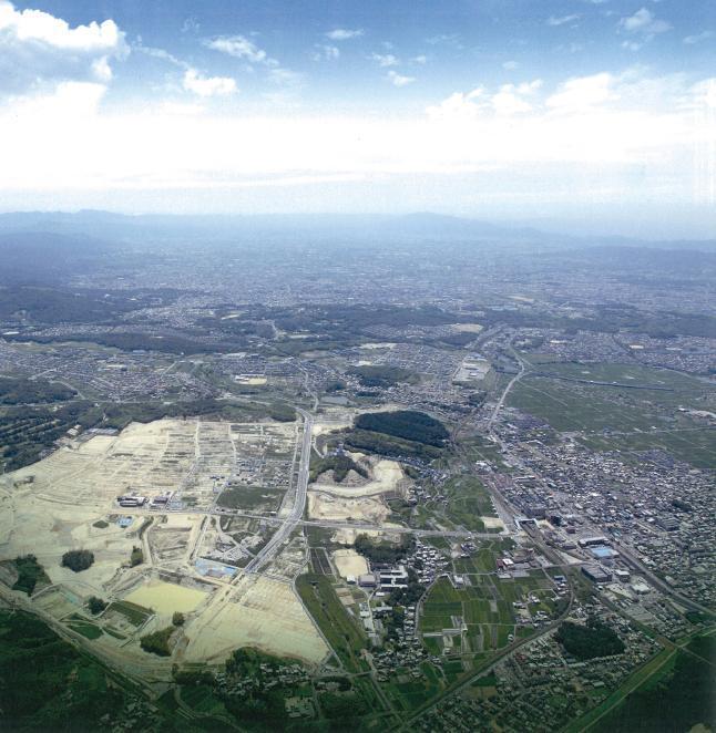 aerial photograph. About walk from JR "Kizu" station 11 minutes ~ Of the new town "Kizu center sale"