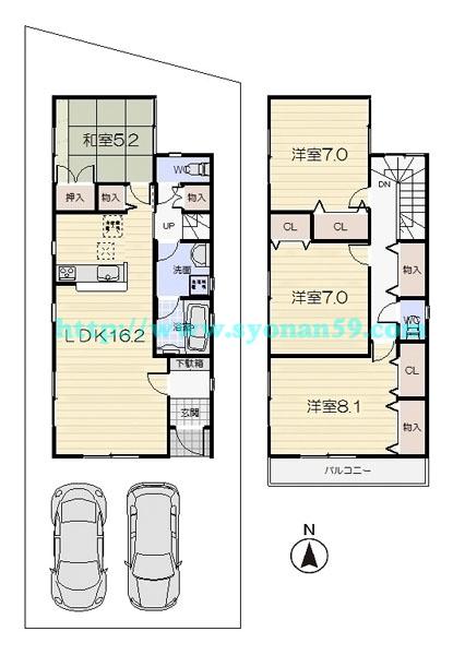 Floor plan. 25,900,000 yen, 4LDK, Land area 120.1 sq m , Building area 102.86 sq m floor plan