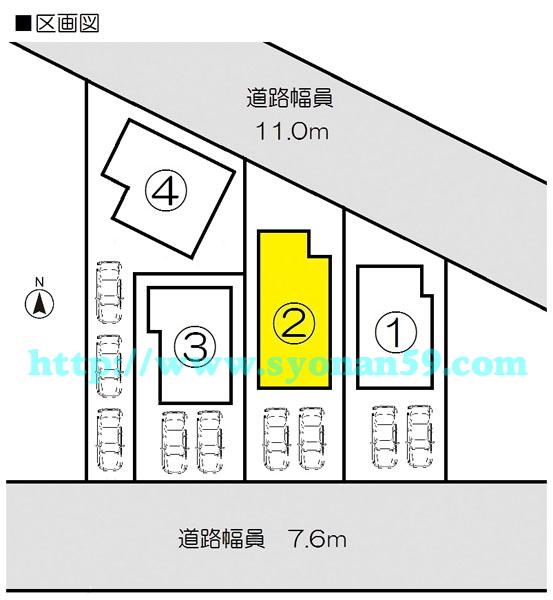 Compartment figure. 25,900,000 yen, 4LDK, Land area 120.1 sq m , Building area 102.86 sq m compartment view