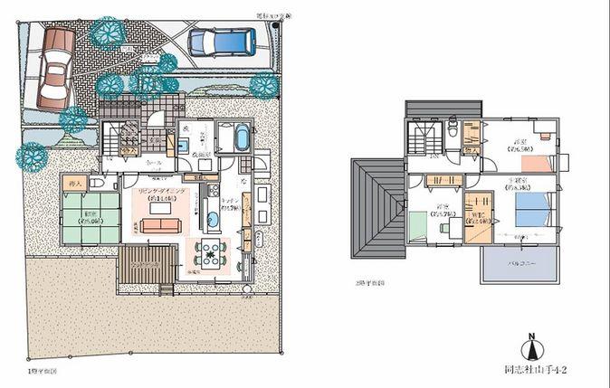 Floor plan. Plan the garden can be enjoyed in the open living room that leads to the deck