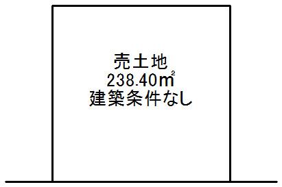 Compartment figure. Land price 41,800,000 yen, Land area 238.4 sq m