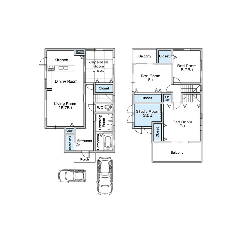 Floor plan. 27,800,000 yen, 4LDK, Land area 111.99 sq m , Building area 99.21 sq m