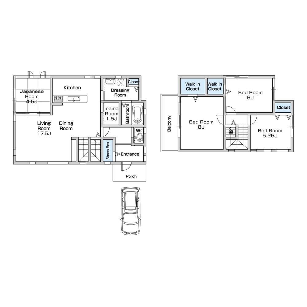 Floor plan. 30,800,000 yen, 4LDK, Land area 116.68 sq m , Building area 98.78 sq m