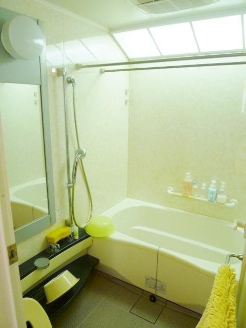 Bathroom. Bathing is also clean and bright.