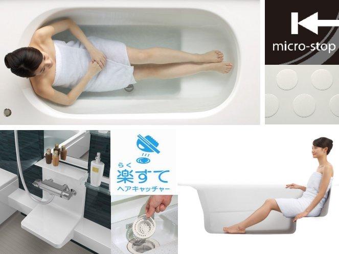Other Equipment. Bench with a round bath water-saving type Rubberized bathtub Easy discarded hair catcher