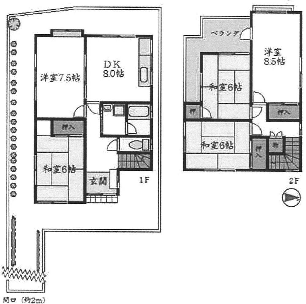 Floor plan. 16.1 million yen, 5DK, Land area 152.59 sq m , Building area 92.34 sq m