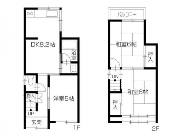 Floor plan. 14.8 million yen, 3DK, Land area 54.64 sq m , Building area 56.56 sq m