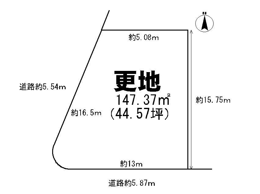 Compartment figure. Land price 41,500,000 yen, Land area 147.37 sq m