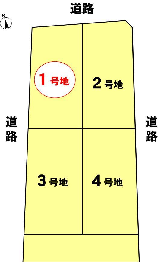Compartment figure. 29,800,000 yen, 4LDK, Land area 107.54 sq m , Building area 107.54 sq m
