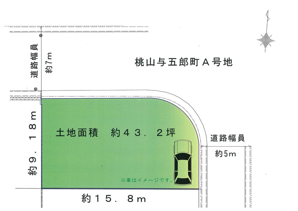 Compartment figure. Land price 28,900,000 yen, Land area 140.83 sq m