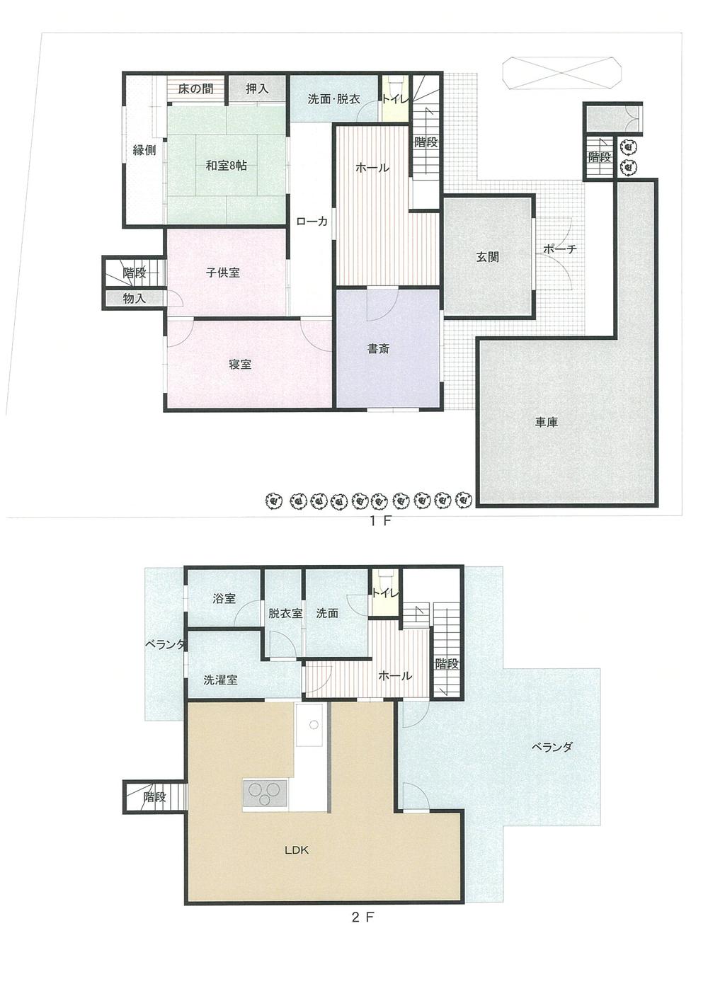 Floor plan. 49,800,000 yen, 4LDK, Land area 430 sq m , Building area 220.78 sq m floor plan