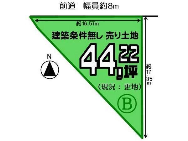 Compartment figure. Land price 37 million yen, Land area 146.19 sq m