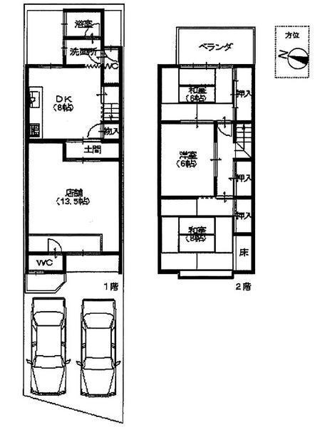 Floor plan. 18.9 million yen, 4DK, Land area 89.34 sq m , Building area 92.74 sq m