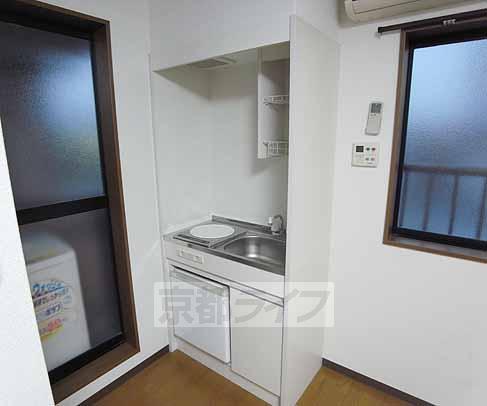 Kitchen. It is a compact kitchen ・