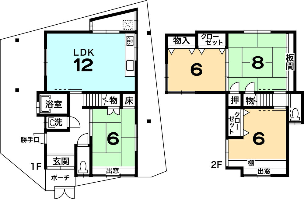 Floor plan. 18.5 million yen, 4LDK, Land area 93.36 sq m , Building area 79.98 sq m floor plan