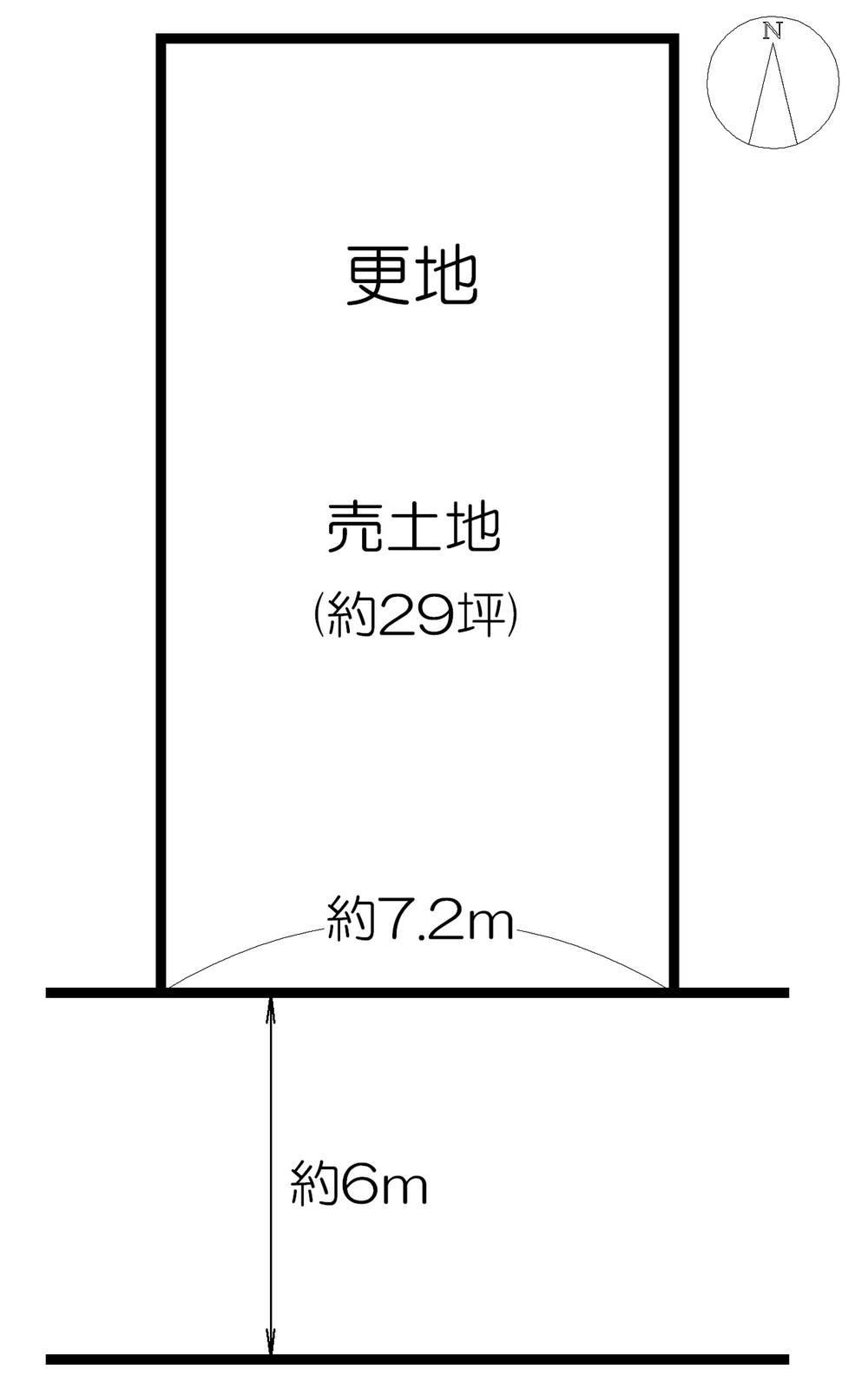 Compartment figure. Land price 17.8 million yen, Land area 98.07 sq m
