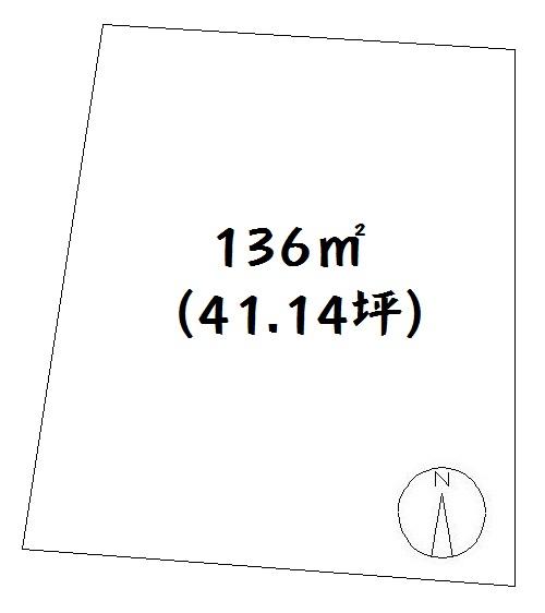 Compartment figure. Land price 23 million yen, Land area 136 sq m land drawings
