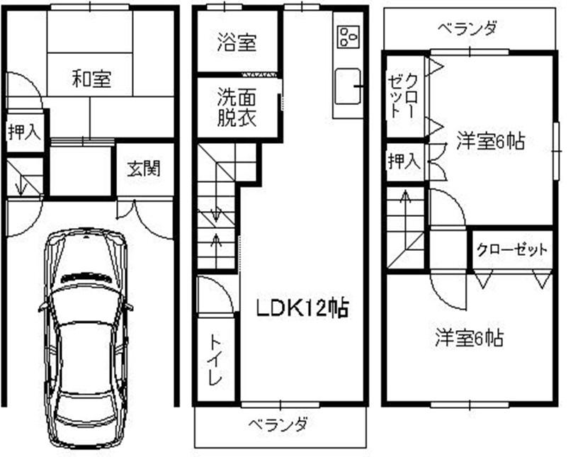 Floor plan. 8.5 million yen, 3LDK, Land area 36.4 sq m , Building area 81.9 sq m floor plan (October 2013) Shooting