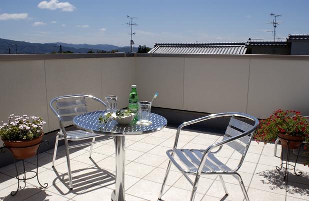 Balcony. Roof terrace Our construction illustration