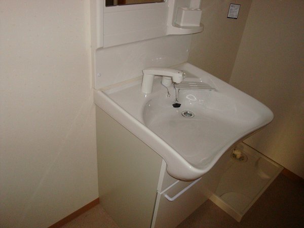 Washroom. With separate wash basin *