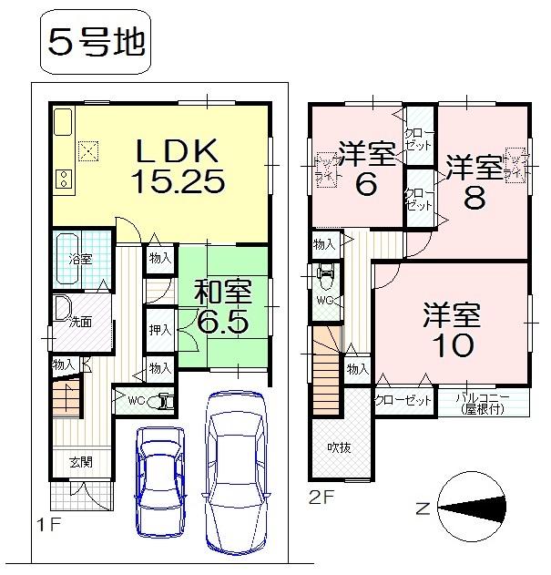 Floor plan. 23,700,000 yen, 4LDK, Land area 99.89 sq m , Building area 115.02 sq m