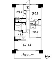 Floor: 3LDK, occupied area: 68.04 sq m, Price: 24,580,000 yen (tentative)