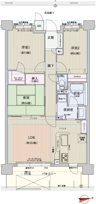 Floor: 3LDK, occupied area: 75.39 sq m, Price: 27,196,000 yen