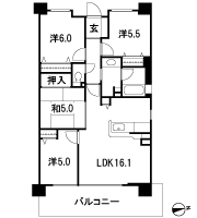 Floor: 4LDK, occupied area: 81.04 sq m, Price: 30,563,000 yen