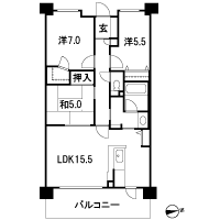 Floor: 3LDK, occupied area: 75.39 sq m, Price: 27,196,000 yen