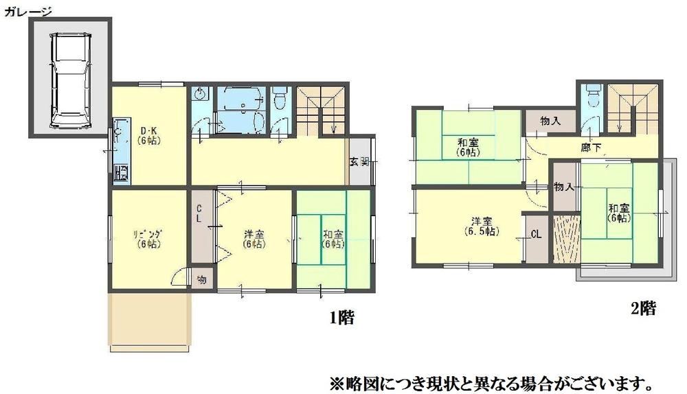 Floor plan. 29,800,000 yen, 5DK, Land area 206.9 sq m , Building area 104.95 sq m