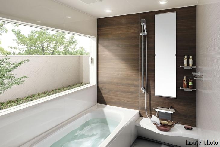 Bathroom. Enjoy full bath nor sitz bath, Step with the spacious tub is standard. 