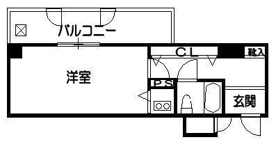 Floor plan. Price 3.5 million yen, Occupied area 20.76 sq m , Balcony area 5.4 sq m