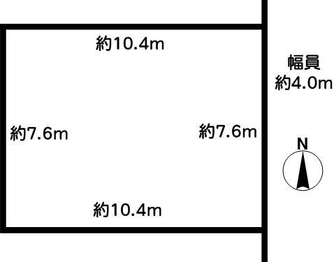 Compartment figure. Land price 30,300,000 yen, Land area 79.99 sq m