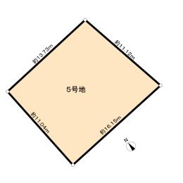 Compartment figure. Land price 23,700,000 yen, Land area 137.63 sq m
