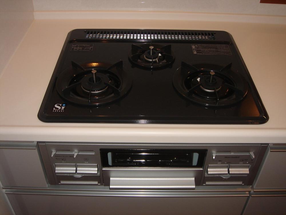 Construction ・ Construction method ・ specification. 3-burner stove