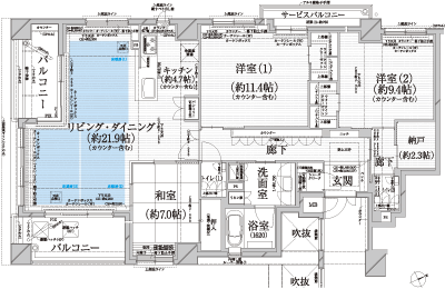 Floor: 3LDK + N, the occupied area: 128.4 sq m, Price: 100 million 39.58 million yen