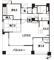 Floor: 3LDK, occupied area: 100.1 sq m, Price: 94,980,000 yen