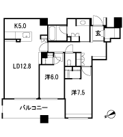 Floor: 2LDK, occupied area: 78.28 sq m, Price: 56,980,000 yen