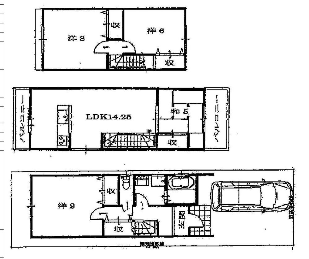Floor plan. 35,800,000 yen, 3LDK, Land area 73.55 sq m , Building area 102.55 sq m