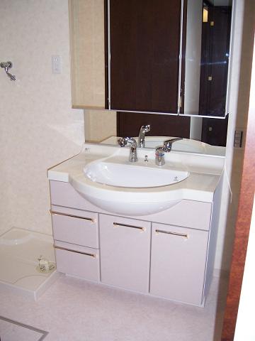 Washroom. Makeover captivating in a fashionable wash basin!