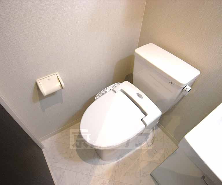 Toilet. Also it comes with storage in the upper.