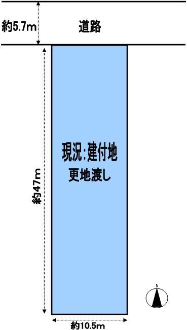 Compartment figure. Land price 140 million yen, Land area 494.87 sq m