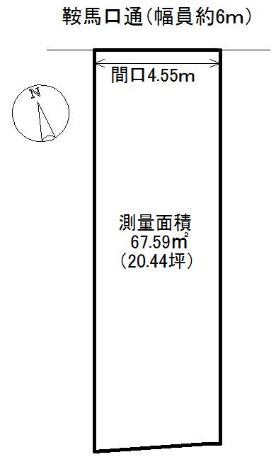 Compartment figure. Land price 20.5 million yen, Land area 69.81 sq m