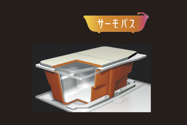 Other.  [Samobasu] In thermos of principle, A decrease in temperature even after 6 hours after the hot water beam is 2 ℃ within. Energy-saving tub to keep the water and gas use in Reheating ※ Studio research (conceptual diagram)