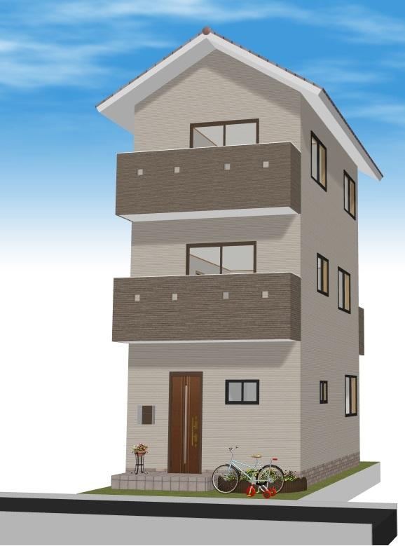 Building plan example (Perth ・ appearance). Building plan example Building price 13.8 million yen, Building area 83.67 sq m