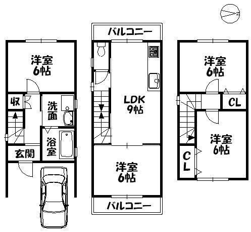 Compartment figure. Land price 13.7 million yen, Land area 50.24 sq m
