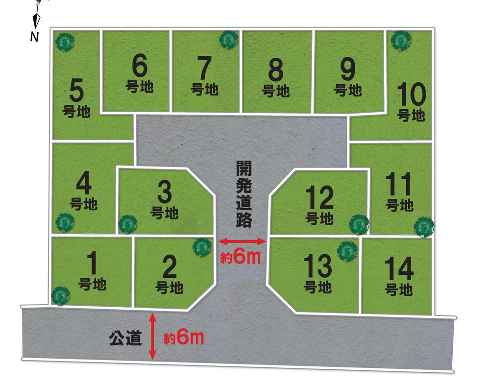 The entire compartment Figure. Total 14 compartments! All houses before road 6M! ! 