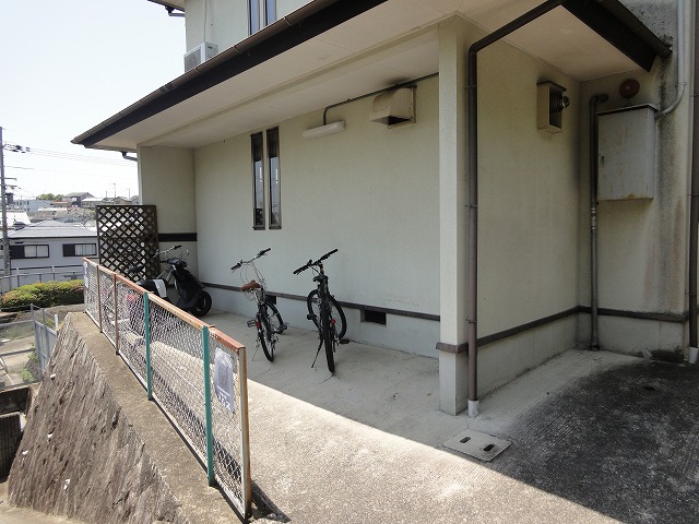 Other common areas. Bicycle parking space