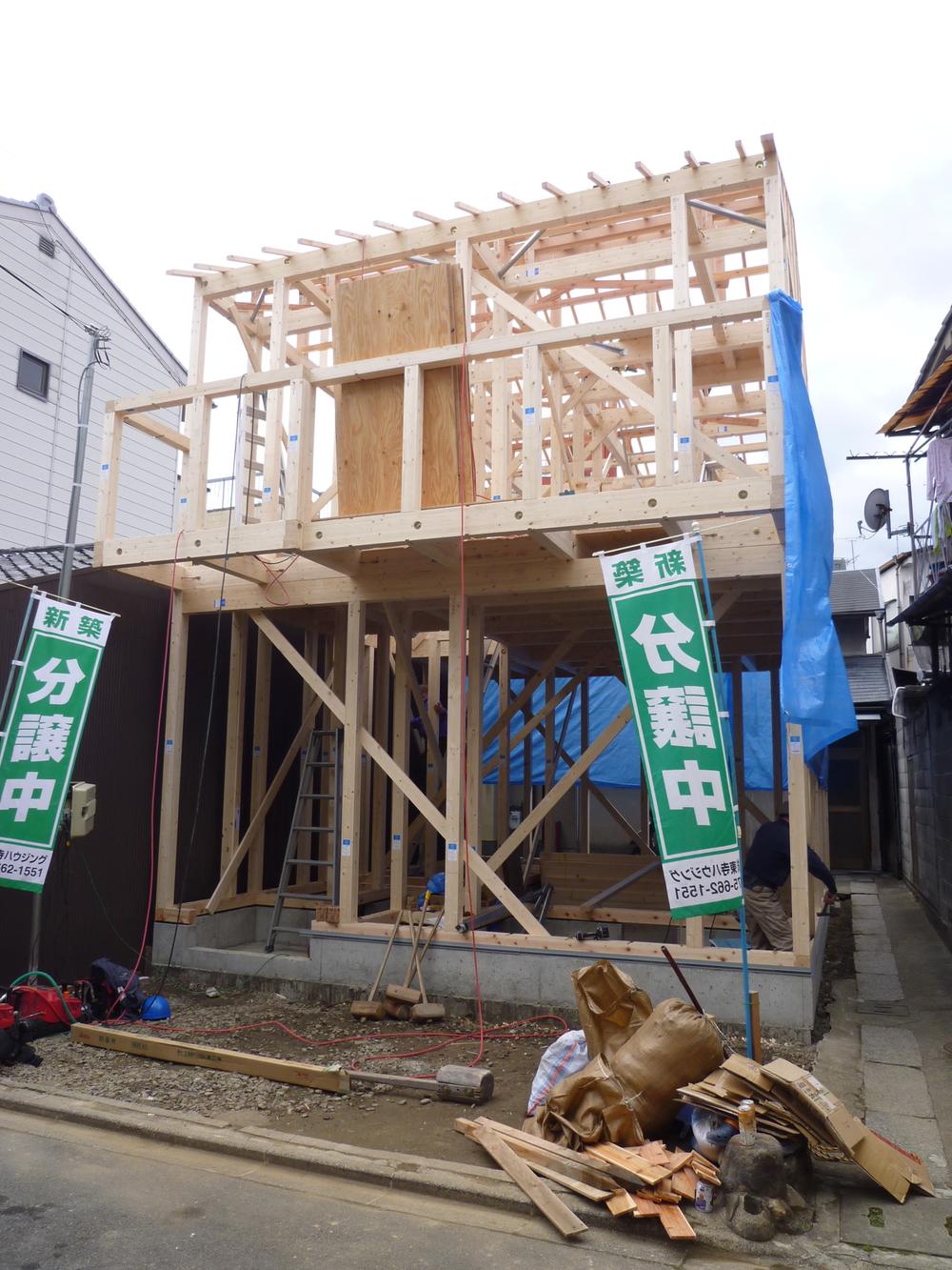 Local appearance photo. H25.12.17 was completion of framework! You can structure a look